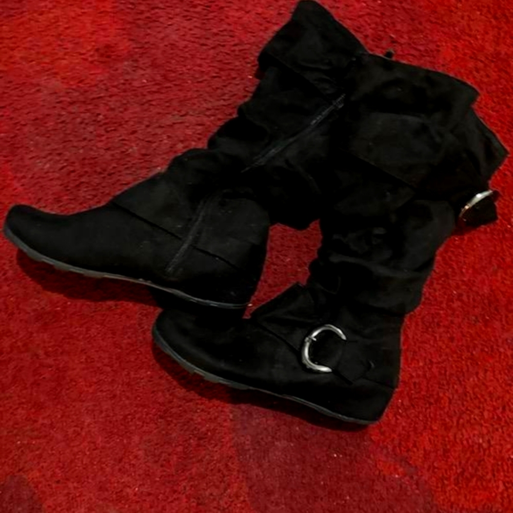 Women's slouch midway calf boots